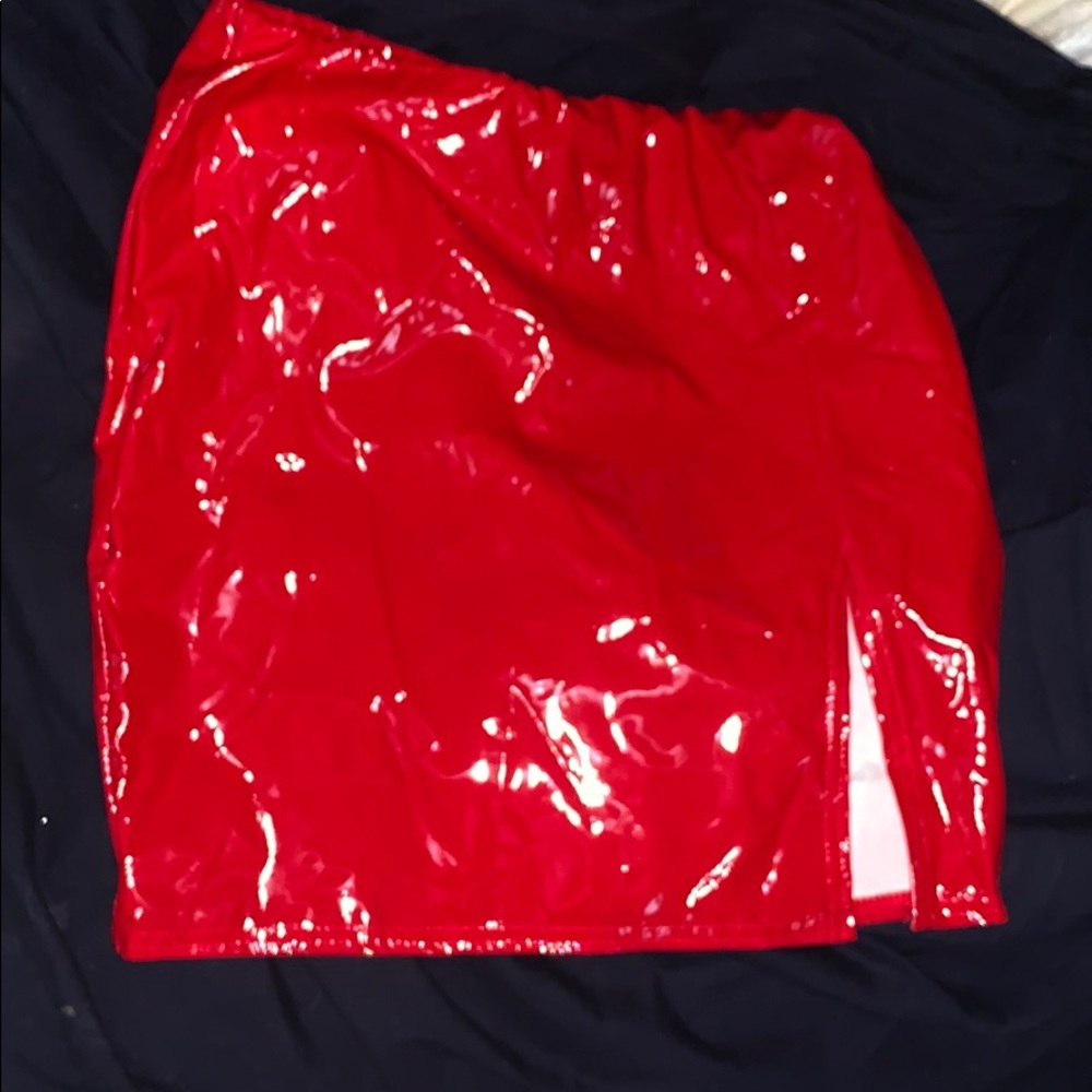 latex skirt